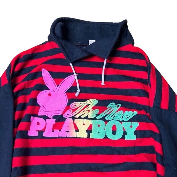 American Vintage 80s The New Playboy Bunny Promo Sweatshirt Large - Picture 2 of 6